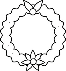 Fototapeta premium christmas wreath (3).eps
