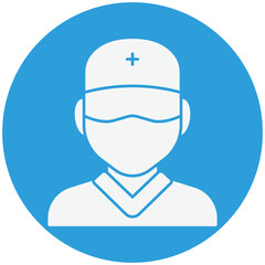 Medical assistance :Vector Icon which can easily modify or edit