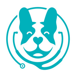 vector image of a dog