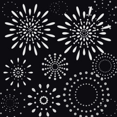 打ち上げ花火のイラスト