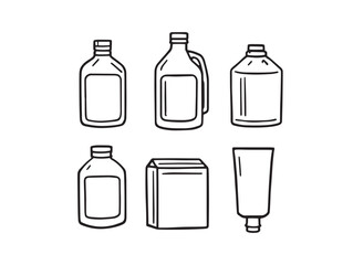 Coolant Line Art Vector Graphic For Automotive Industry Design