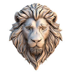 Obraz premium Lion Close Up Isolated Predator Wild Animal King Portrait