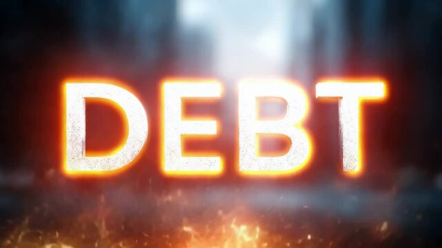 The rising national debt compared to GDP. Economic recession caused by excessive bad debt and long-term accumulation.