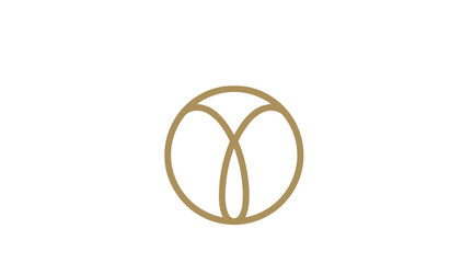 golden bracelet isolated on white