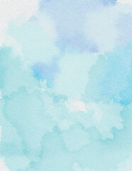 Blue watercolor background, Abstract blue watercolor background, Abstract paint gradient, Beautiful blue, Watercolor Background, blue watercolour paper texture background