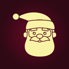 Santa claus trendy artwork ravishing abstract vector illustration colorful applicable design