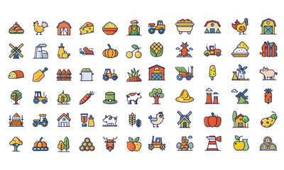 Farming and Agriculture Icons