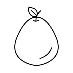 Passion Fruits Editable Stroke Icons. Healthy Eating, Vegan Food, Diet, Weight Loss, Vegetarian Food Themes Vector Illustration