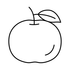 Mandarin Fruits Editable Stroke Icons. Healthy Eating, Vegan Food, Diet, Weight Loss, Vegetarian Food Themes Vector Illustration