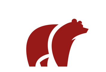 silhouette of a bear