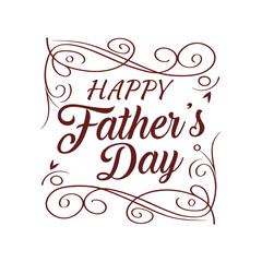 Happy father's day typography design, father's day t shirt