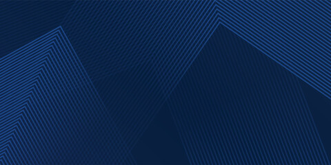 Dark blue background. Modern line stripes curve abstract presentation background. Luxury paper cut background. Abstract decoration, golden pattern, halftone gradients, 3d Vector illustration