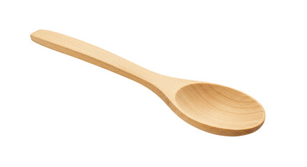 Isolated Wooden Spoon Illustration On Transparent Background