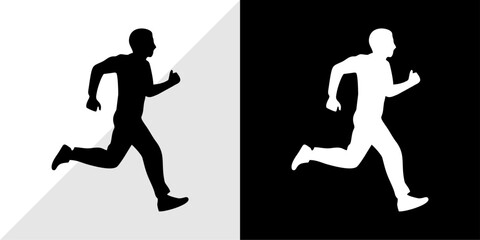 silhouette of people with their daily activities