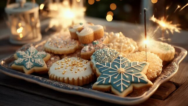 Festive cookies delicious holiday treats winter baking sweet festive dessert