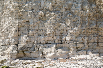 Beautiful view to white cliffs near the Seven Sisters in Seaford