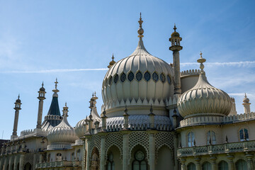 Beautiful view to moorish castle in Brighton, UK