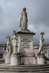 Beautiful View Monument Front Historic