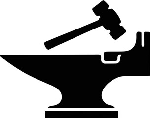 Anvil and hammer icon