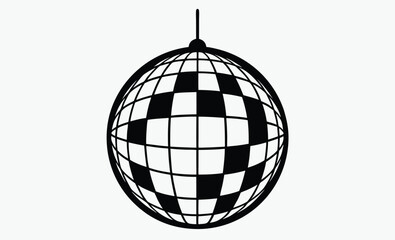 Disco Ball Silhouette Icon