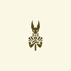 Anubis god logo