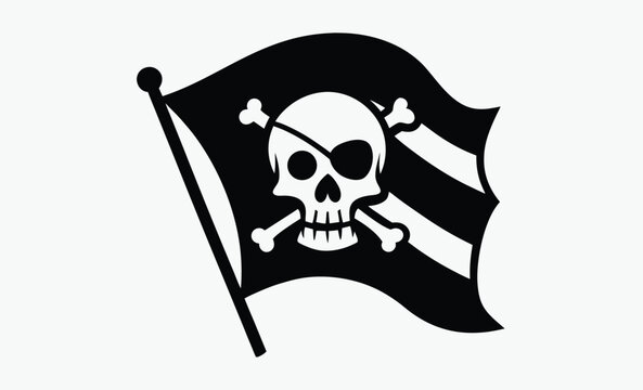 recommend clip art: Pirate Flag Skull Icon