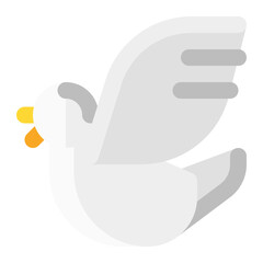 bird love colored icon