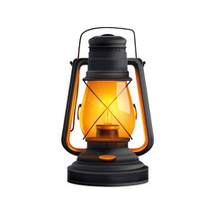 Guiding light a vintage lantern illuminating the darkness evoking memories on transparent background