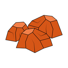 Stone Flat Illustration
