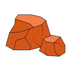 Stone Flat Illustration