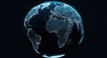 Global network, digital earth