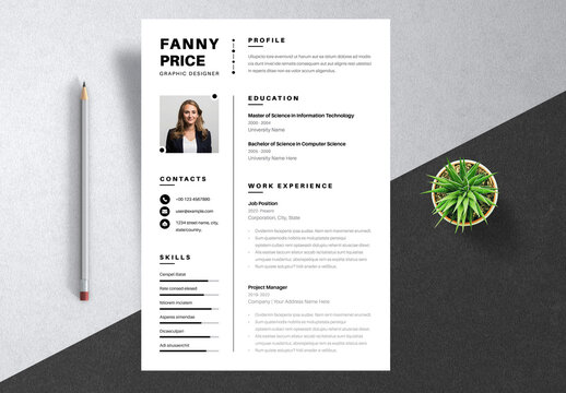Clean Resume Layout