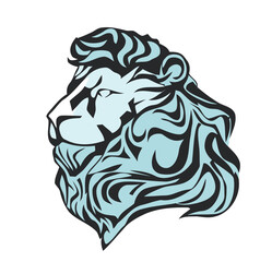 lion head vector