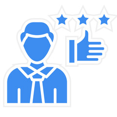 Obraz premium Satisfaction Icon Style