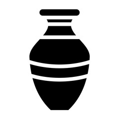 Vase Line Icon Style