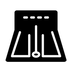 Door Mat Line Icon Style