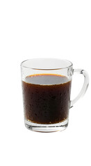 Photo Of Transparent Glass Mug Filled With Dark Coffee Drink
