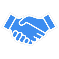 Handshake Icon Style