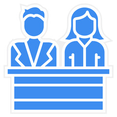 Fototapeta premium Jury Icon Style