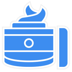 Face Cream Icon Style