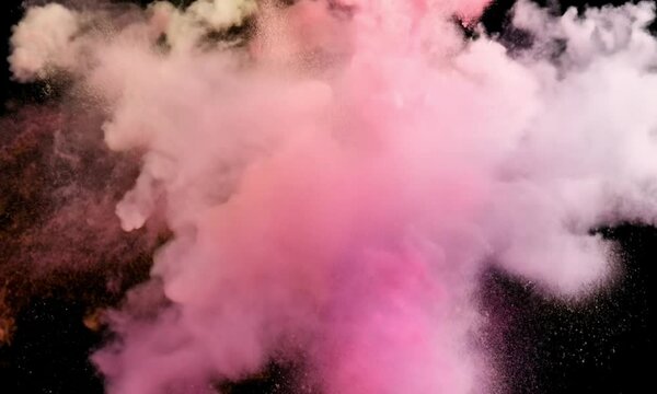 abstract background with pink moke