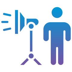 Studio Lighting Setup Icon