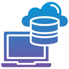 Cloud Database Icon