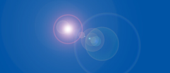 abstract blue background with circles