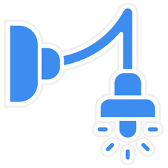 Circular Lamp Icon Style