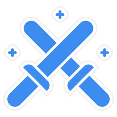 Glow Sticks Icon Style