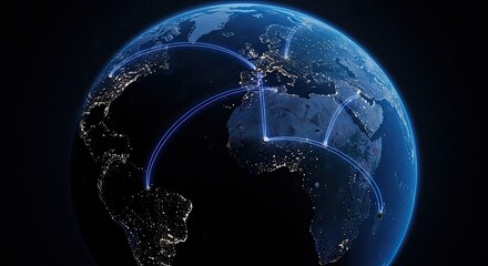 Global network of connections (1)