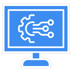 Digital Transformation Icon Style