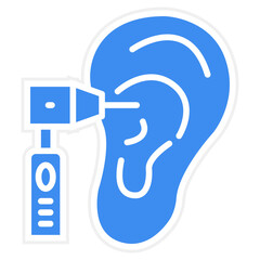 Otoscopy Icon Style