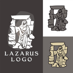 Lazarus Cave Vector Logo Template